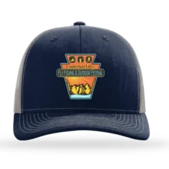 Fly Fishing Festival Trucker Hat Navy - Your Premium Fishing Gear Store Rods Lines Baits Accessories^ Shop