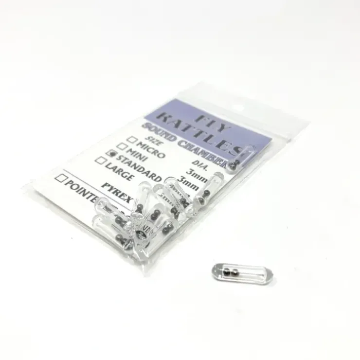 Fly Rattles Pyrex Rounded End 10pk - Your Premium Fishing Gear Store Rods Lines Baits Accessories^ Online