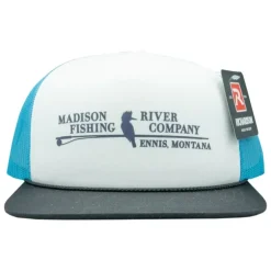 Foam Logo 113 Trucker White/Neon Blue/Black - Your Premium Fishing Gear Store Rods Lines Baits Accessories^ Best Sale