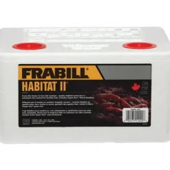 Frabill Habitat II Worm Box with Super-Gro Bedding - Your Premium Fishing Gear Store Rods Lines Baits Accessories^ Clearance