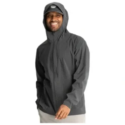 Free Fly Cloudshield Rain Jacket Black Sand - Your Premium Fishing Gear Store Rods Lines Baits Accessories^ Best