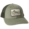Free Fly High Hopes Snapback Capers Green - Your Premium Fishing Gear Store Rods Lines Baits Accessories^ Outlet