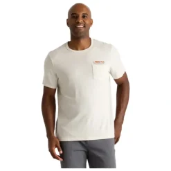 Free Fly Lazy Tides Pocket Tee Heather Birch - Your Premium Fishing Gear Store Rods Lines Baits Accessories^ New