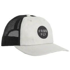 Free Fly Low Pro Badge Trucker Hat Harbor Grey - Your Premium Fishing Gear Store Rods Lines Baits Accessories^ Cheap