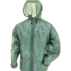 Frogg Toggs Emergency Rain Jacket Men's Green X-Large/XX-LARGE - Your Premium Fishing Gear Store Rods Lines Baits Accessories^ Cheap