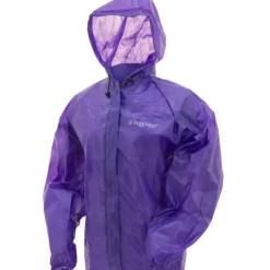 Frogg Toggs Emergency Rain Jacket, Women's, Size Large/Extra Large, Purple - Your Premium Fishing Gear Store Rods Lines Baits Accessories^ Best Sale