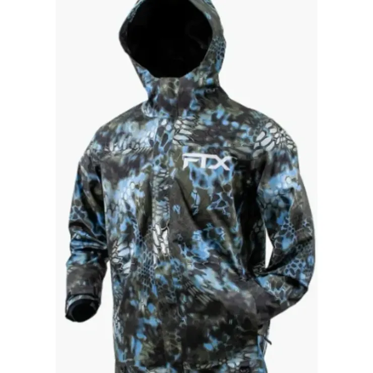 Frogg Toggs FTX Armor Jacket, Kryptek Neptune, XL - Your Premium Fishing Gear Store Rods Lines Baits Accessories^ Clearance