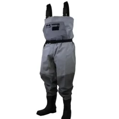 Frogg Toggs Men's Hellbender PRO Bootfoot Lug Sole Chest Wader, Gray - Your Premium Fishing Gear Store Rods Lines Baits Accessories^ Shop