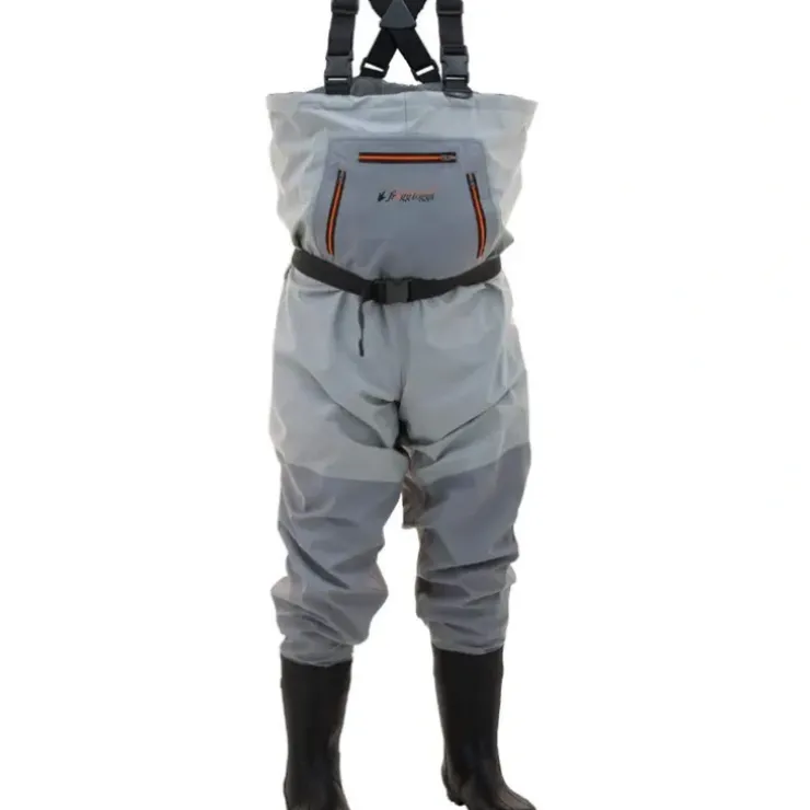 Frogg Toggs Men's Stout Hellbender Cleated Chest Wader, Slate/Gray - Your Premium Fishing Gear Store Rods Lines Baits Accessories^ Flash Sale