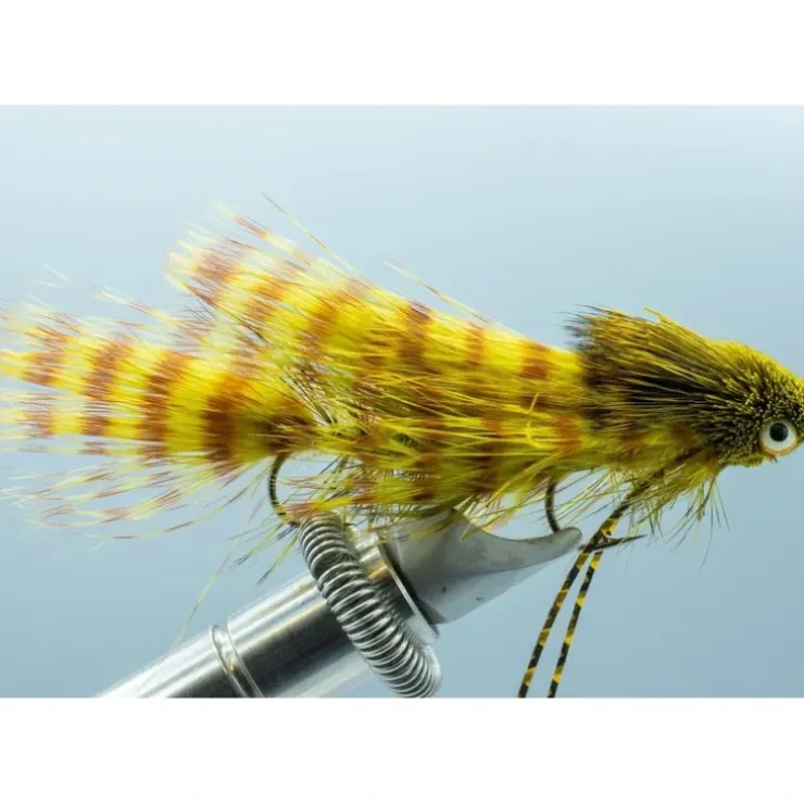Galloup's Mini Dungeon Barred Olive #6 - Your Premium Fishing Gear Store Rods Lines Baits Accessories^ Clearance