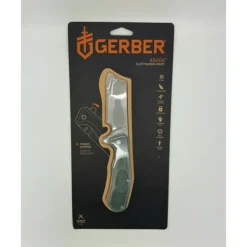 Gerber Gear Asada Folding Pocket Knife Cleaver, Olive-Micarta - Your Premium Fishing Gear Store Rods Lines Baits Accessories^ Clearance