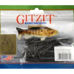 Gitzit The Original Fat Tubes 2 1/2", Leech, 10/Pack - Your Premium Fishing Gear Store Rods Lines Baits Accessories^ Sale