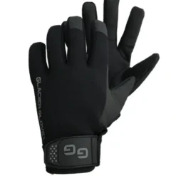 Glacier Ful/Fng Lt.Neo Glove W/Imt Leather Palm, Black - Your Premium Fishing Gear Store Rods Lines Baits Accessories^ Best