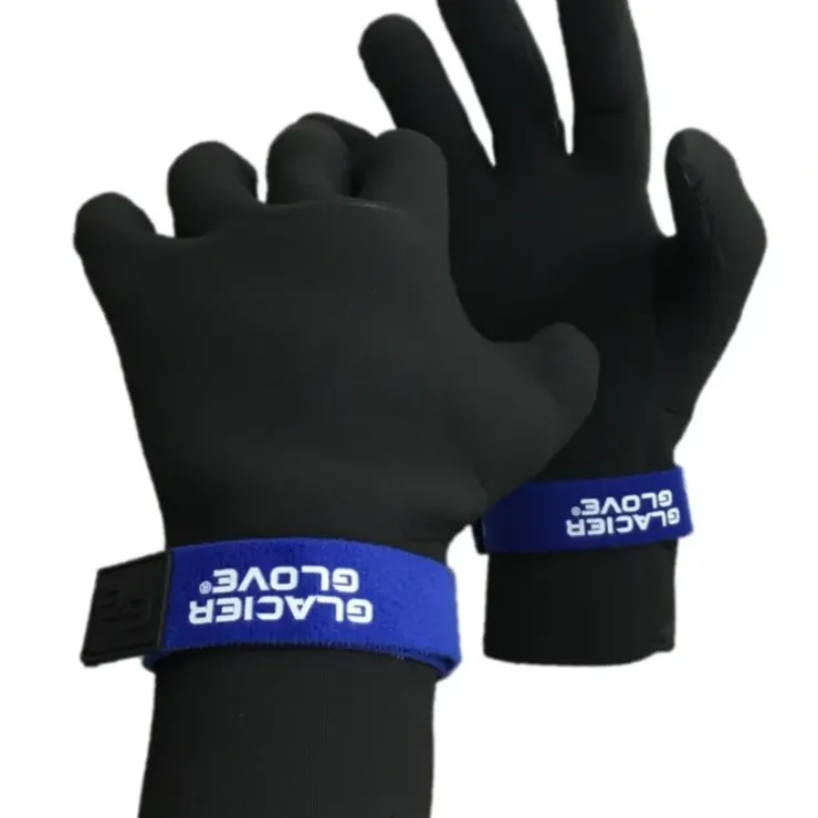Glacier Glove Perfect Curve 100% Waterproof Neoprene Gloves, Large/Black - Your Premium Fishing Gear Store Rods Lines Baits Accessories^ Cheap