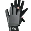 GlacierL Lt.Neoprene Glove Slt/Fng w/Imt Leather Palm, Lrg Black - Your Premium Fishing Gear Store Rods Lines Baits Accessories^ Flash Sale