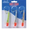 GOT-CHA Mylar Series Lure Kit, 3", 1 oz, Size 2 & 4 Hook, 3 Pack - Your Premium Fishing Gear Store Rods Lines Baits Accessories^ Fashion