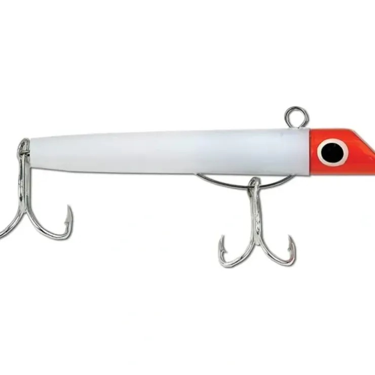 GOT-CHA Series Plug, 3" 1 oz, Sz 2 & 4 Hook, White/Gold Hook - Your Premium Fishing Gear Store Rods Lines Baits Accessories^ Flash Sale