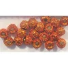 Gritty Brass Beads - Orange - Your Premium Fishing Gear Store Rods Lines Baits Accessories^ Clearance