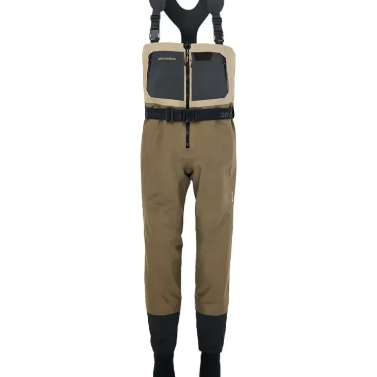 Grundens Mens Boundary Zip Stockingfoot Wader - Your Premium Fishing Gear Store Rods Lines Baits Accessories^ Online