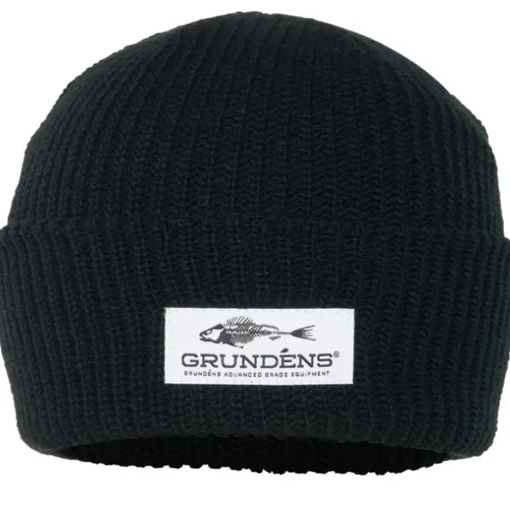 Grundens Watch Cap - Black One Size - Your Premium Fishing Gear Store Rods Lines Baits Accessories^ Sale