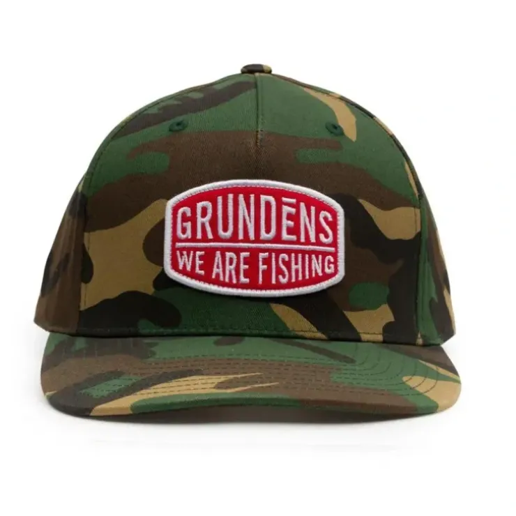 Grundens We Are Fishing Camo Trucker - Your Premium Fishing Gear Store Rods Lines Baits Accessories^ Clearance