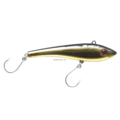 Halco Max 220 #H51 Fishing Lure, 8 2/3", 6 1/3oz, Chrome Gold Black Back - Your Premium Fishing Gear Store Rods Lines Baits Accessories^ Best Sale