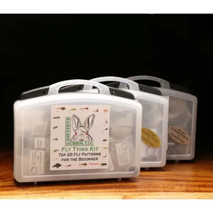 Hareline Fly Tying Kit - Tools Included - Your Premium Fishing Gear Store Rods Lines Baits Accessories^ Clearance