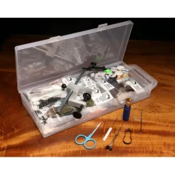 Hareline Fly Tying Material Kit With Premium Tools and Vise - Your Premium Fishing Gear Store Rods Lines Baits Accessories^ Cheap