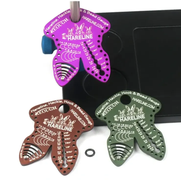 Hareline Hackle, Hook, & Bead Gauge - Your Premium Fishing Gear Store Rods Lines Baits Accessories^ Flash Sale