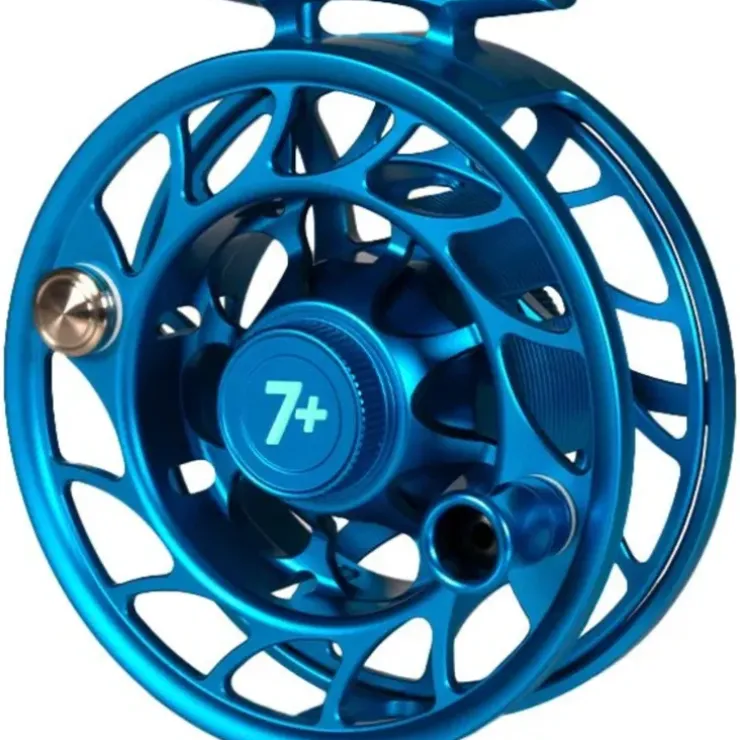 Hatch Custom Kaiju Blue Iconic Limited Edition Large Arbor Fly Reel 7 Plus - Your Premium Fishing Gear Store Rods Lines Baits Accessories^ Best Sale