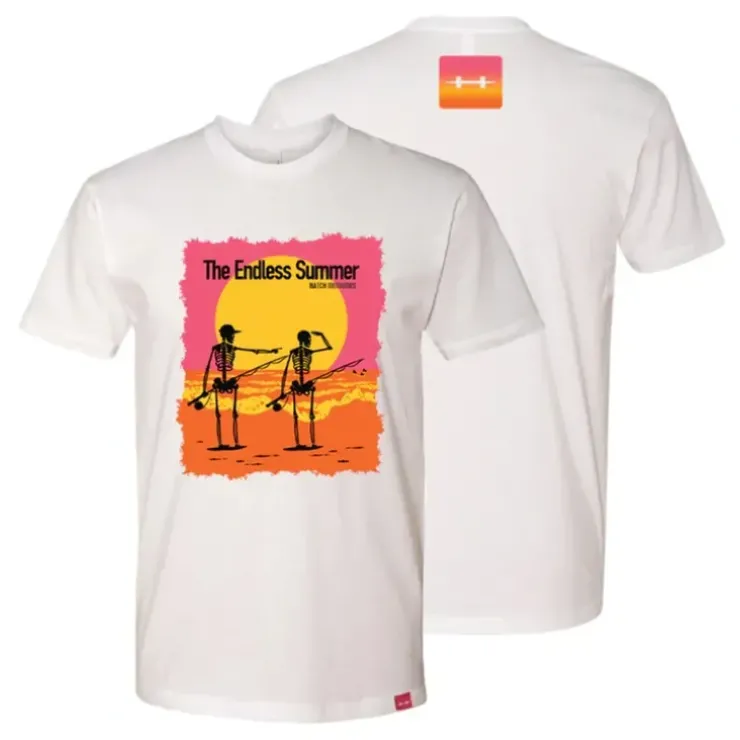Hatch Endless Summer S/S White T-Shirt - Your Premium Fishing Gear Store Rods Lines Baits Accessories^ Cheap
