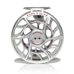 Hatch Iconic 11 Plus Fly Reel Clear Red - Your Premium Fishing Gear Store Rods Lines Baits Accessories^ Best Sale