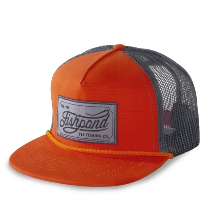 Heritage Trucker Hat - Orange/Charcoal - Your Premium Fishing Gear Store Rods Lines Baits Accessories^ Flash Sale