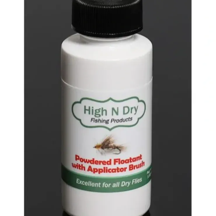 High N Dry Powder Floatant w/ Applicator Brush - Your Premium Fishing Gear Store Rods Lines Baits Accessories^ Cheap