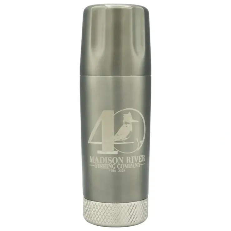 High Camp Flasks 40th Logo Torch Pocket Flask 177mL (6oz.) Gunmetal - Your Premium Fishing Gear Store Rods Lines Baits Accessories^ Hot