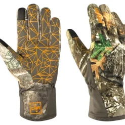Hot Shot Men's ThermalCHR Stretch Fleece Touch Gloves Medium - Your Premium Fishing Gear Store Rods Lines Baits Accessories^ Online