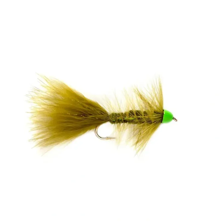 Hot Cone Woolly Bugger Olive & Chartreuse - Your Premium Fishing Gear Store Rods Lines Baits Accessories^ Discount