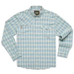 Howler Bros Matagorda Longsleeve Landon Plaid Summer Sky - Your Premium Fishing Gear Store Rods Lines Baits Accessories^ Flash Sale
