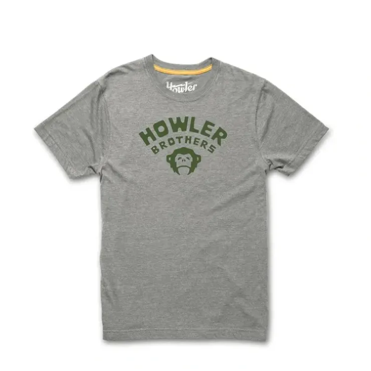 Howler Bros Select T-Shirt Camp Howler - Athletic Grey - Your Premium Fishing Gear Store Rods Lines Baits Accessories^ Store