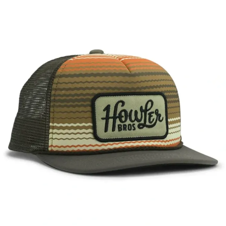 Howler Bros Structured Snapback Hats Howler Classic : Serape Stripe - Your Premium Fishing Gear Store Rods Lines Baits Accessories^ Discount