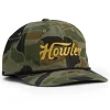 Howler Bros Unstructured Snapback Hats Howler Script Camo - Your Premium Fishing Gear Store Rods Lines Baits Accessories^ Store