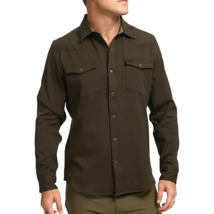 Howler Brothers Stockman Stretch Snapshirt - Your Premium Fishing Gear Store Rods Lines Baits Accessories^ Cheap
