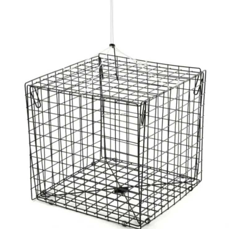 Hurricane F210 Square Crab Trap 10.5"x10.5"x10.5" - Your Premium Fishing Gear Store Rods Lines Baits Accessories^ Discount