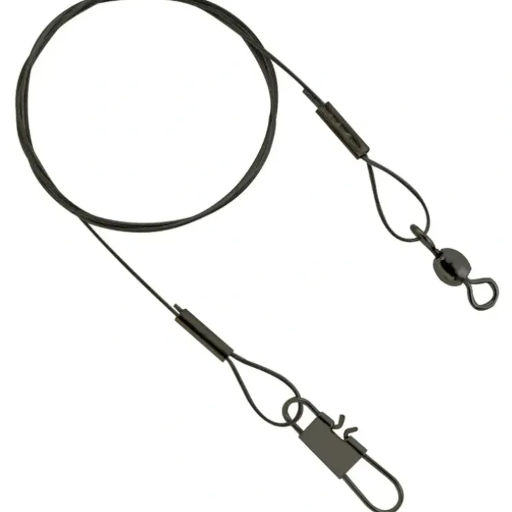 Hurricane H-BWL1840-6 Black Leaders #40 18" 6pk - Your Premium Fishing Gear Store Rods Lines Baits Accessories^ Fashion