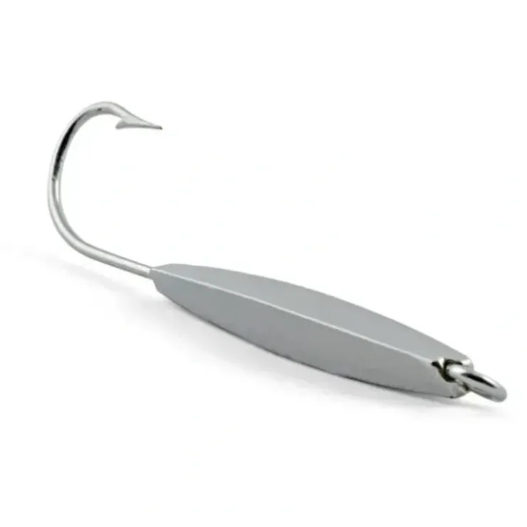 Hurricane Kaw Diamond Jigs Chrome 3/8oz 2PK - Your Premium Fishing Gear Store Rods Lines Baits Accessories^ Best Sale