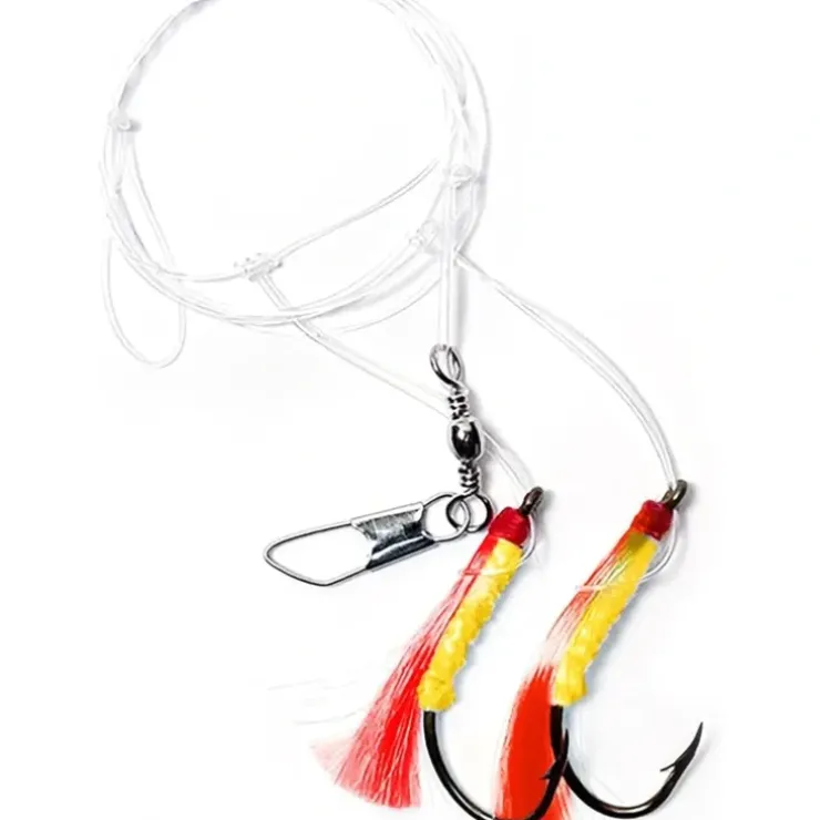 Hurricane Shrimp Fly Sabiki Rig Red/Yellow - Your Premium Fishing Gear Store Rods Lines Baits Accessories^ Sale