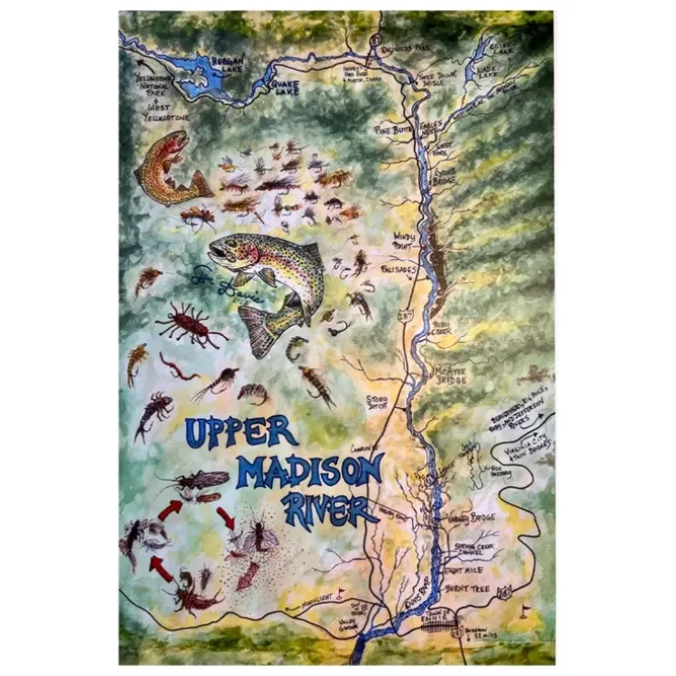 Ian Davis Upper & Lower Madison Posters - Your Premium Fishing Gear Store Rods Lines Baits Accessories^ Hot