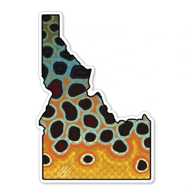 Idaho Brown Sticker - Your Premium Fishing Gear Store Rods Lines Baits Accessories^ Outlet