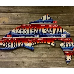 Idaho Trout License Plate Art - Your Premium Fishing Gear Store Rods Lines Baits Accessories^ Best Sale