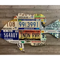 Indiana Sunfish License Plate Art - Your Premium Fishing Gear Store Rods Lines Baits Accessories^ New